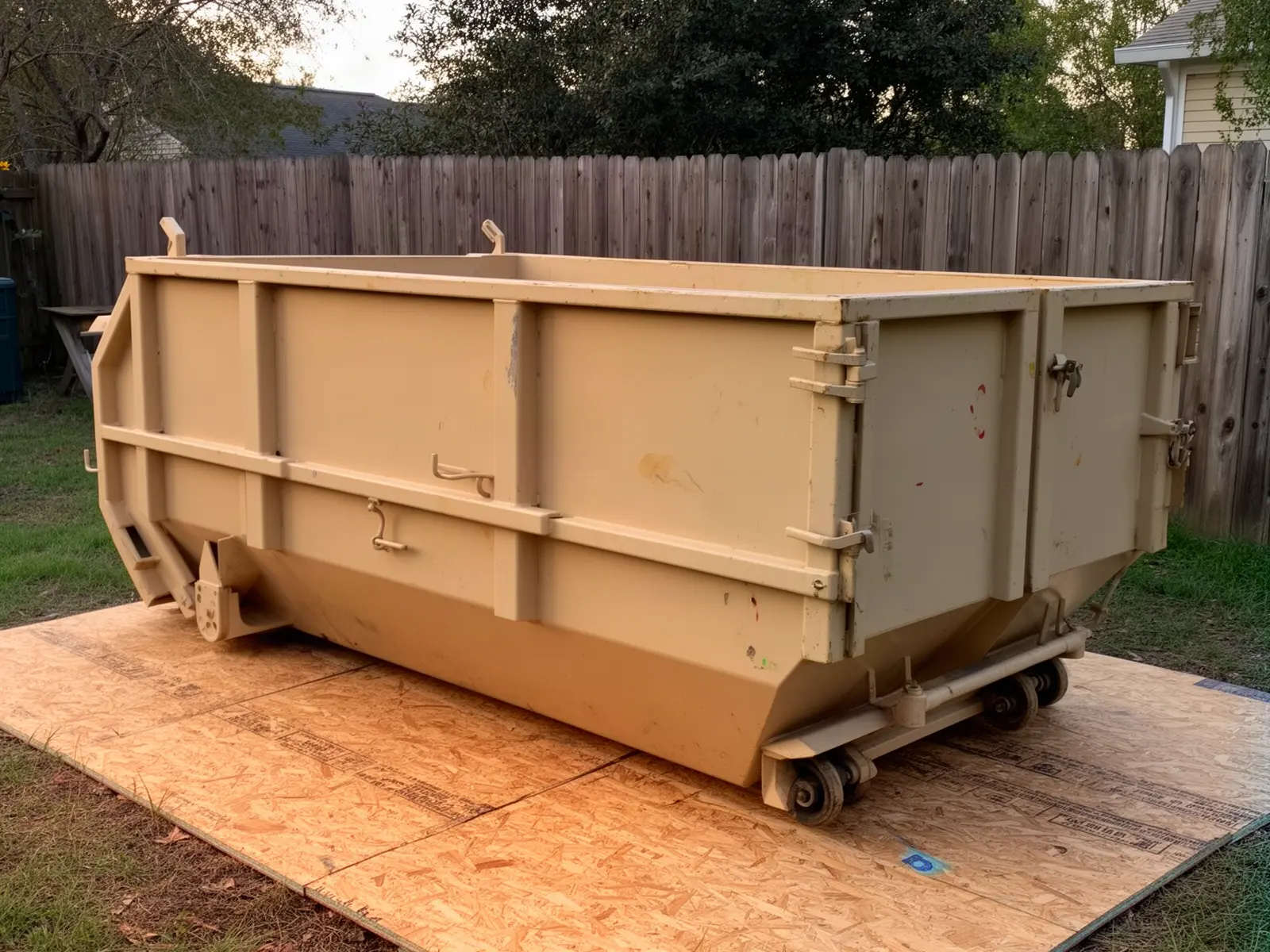 Roll-off dumpster from Cumberland Forks Dumpster Delivery in Nashville, TN